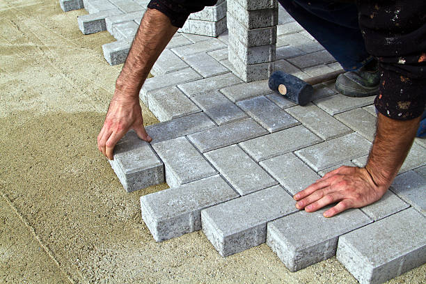 Residential Paver Driveway in Council Grove, KS